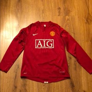 Cristiano Ronaldo Long Sleeve MU Jersey